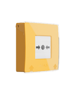 Ajax 87651 ManualCallPoint (Yellow) Jeweller - EN54 Fire Alarm Call Point