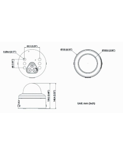 Hikvision DS-2CD2746G3-IPTRZSY 4MP 2.8-12mm 40m IR AcuSense DarkFighter PTRZ Dome Network Camera WHITE