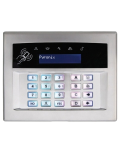 Pyronix EURO-LCDPZ/SCHROME Euro Satin Chrome LCD Prox Keypad