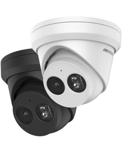 Hikvision DS-2CD2343G2-IU 4MP 2.8mm 30m IR AcuSense Fixed Turret Network Camera with Mic BLACK