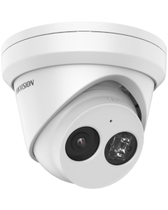 Hikvision DS-2CD2343G2-IU 4MP 2.8mm 30m IR AcuSense Fixed Turret Network Camera with Mic WHITE
