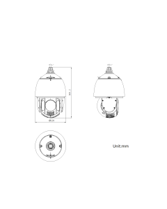 Hikvision DS-2DE7A425MWG-EB 4MP 25x Zoom ColorVu DarkFighter AcuSense 7-inch PTZ Dome Camera 150m IR