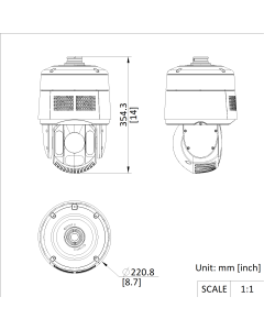 Hikvision DS-2DE7A432IWG-EB/SL 4MP 32x Zoom DarkFighter AcuSense 7-inch PTZ Dome Camera 200m IR