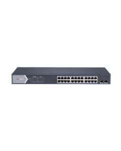 Hikvision 24-Port DS-3E1526P-SI Gigabit Smart PoE Switch with 2x Gigabit Fiber Ports