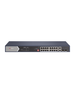 Hikvision 16-Port Gigabit PoE Switch DS-3E0520HP-E with 4x Hi-PoE, 2x Uplink, 2x Fiber Ports