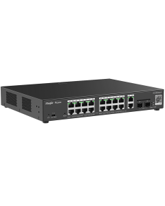 Ruijie RG-ES220GS-P 20-Port Gigabit Smart Cloud Managed PoE+ Switch inc 4 (2xSFP) Uplink Ports