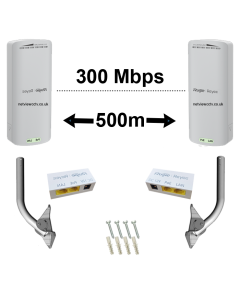 Ruijie RG-EST100-E Wireless Bridge Kit (x2) 2.4GHz 300Mbps Dual-Stream 500m P2P Wireless Bridge