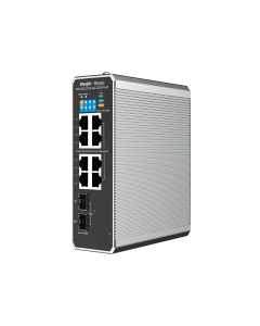 Ruijie RG-NIS2100-8GT2SFP-HP 8xGb PoE+ 2xSFP Cloud-Managed Industrial Switch 7xPoE+ 1xPoE++ DIN-Rail