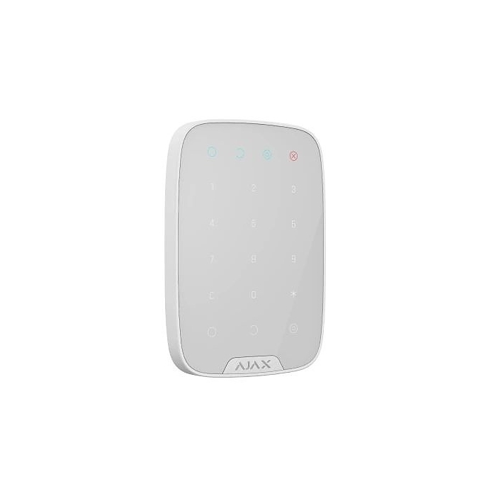 Ajax KeyPad Jeweller Wireless Touch Keypad (No RFID) WHITE 