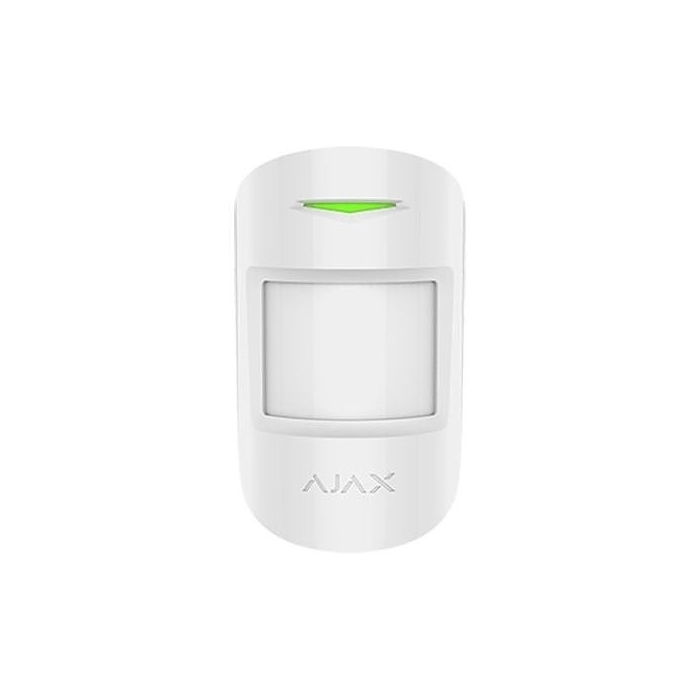 Ajax 121295 MotionProtect U Jeweller Wireless PIR Motion Detector - WHITE front view