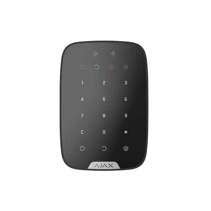 Ajax 26100.83.BL KeyPad Plus Wireless Indoor Touch Keypad, Black