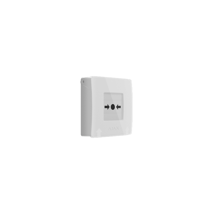 Ajax 87645 ManualCallPoint (White) Jeweller - EN54 Fire Alarm Call Point | netviewcctv.co.uk