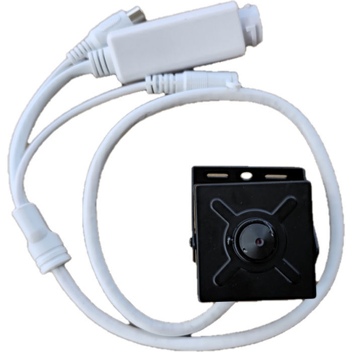 8MP Covert Square Mini IP Camera PoE with built-in Mic & Audio out - Hikvision PnP & Onvif, Gen2 v3