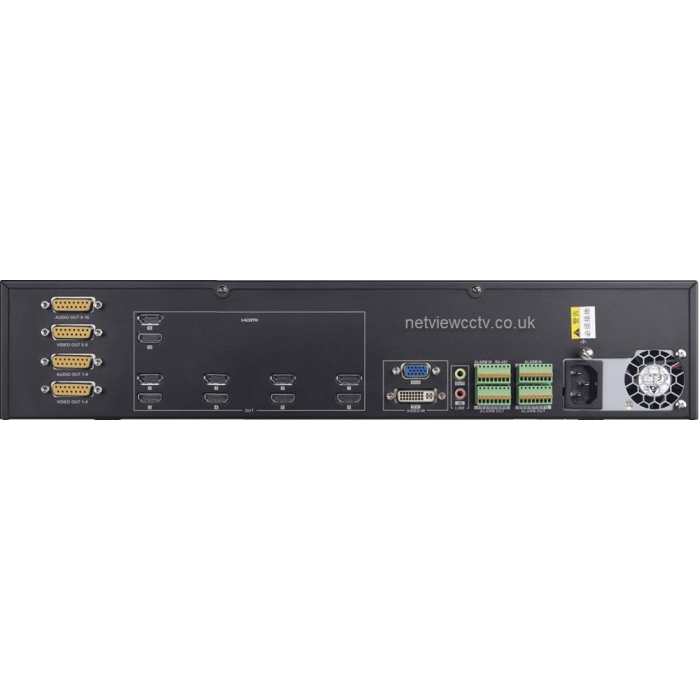 10xHDMI DS-6910UDI 20ch@8MP Hikvision 4K Decoder