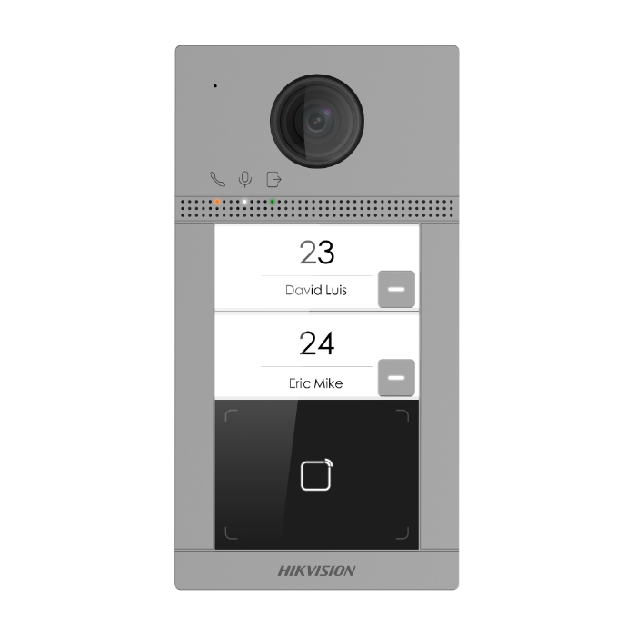 2MP Hikvision DS-KV8213-WME1 2 Buttons Video Intercom Metal Villa Door Station