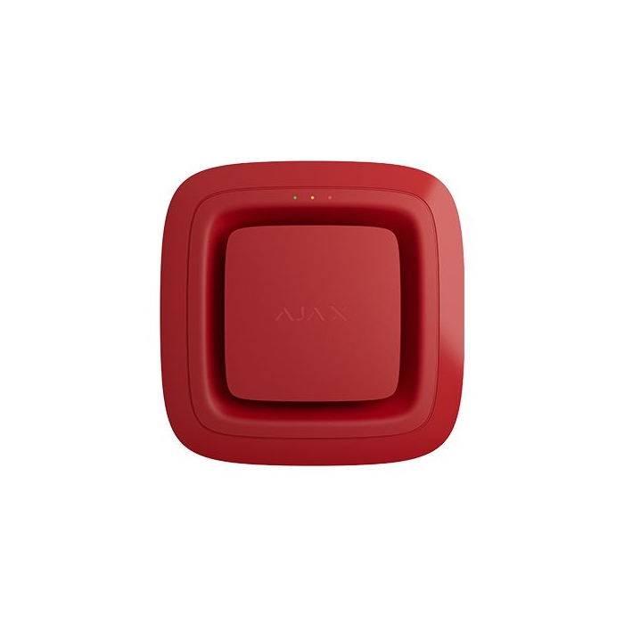 Ajax En54 118604 Fireprotect (Sounder) - Wireless Fire Alarm Sounder Device RED front| netviewcctv.co.uk