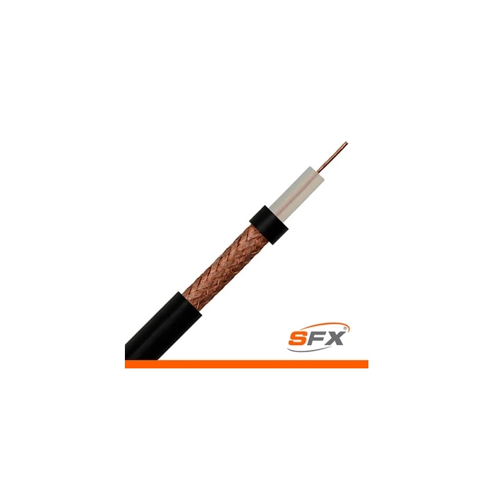 100m RG59 Premium Coax Cable Solid Copper ideal for High Definition CCTV up to 4K