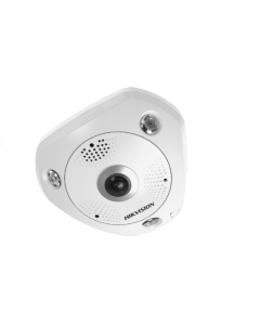 6MP DS-2CD6365G0-IVS DeepinView 360° 1.27mm Fisheye IP Camera with Mic & Speaker