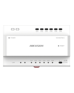 2~Wire DS-KAD706-S Hikvision 6-port IP Video/Audio Distributor without-power-out