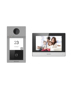 2MP Hikvision DS-KIS604-S(B) IP Video Intercom Kit with 7" Touchscreen