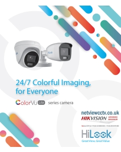 Hikvision HiLook ColorVu THC-T259-MS 2.8mm 113° 3K AoC Turret Camera with Audio