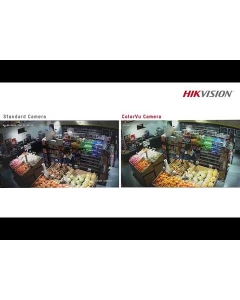 3K ColorVu AoC Hikvision DS-2CE70KF0T-MFS 2.8mm 102° 20m Turret Camera with Mic