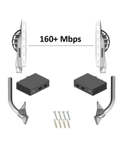 Wireless PTP Bridge Kit 170+Mbps with Brackets