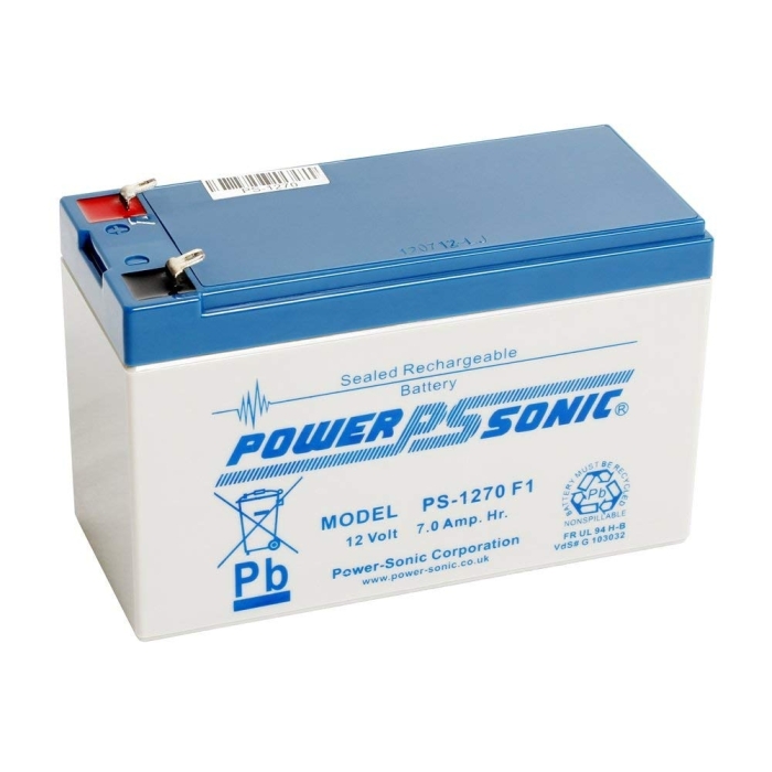 PowerSonic PS1270VDS 12v 7Ah rechargeable SLA Battery