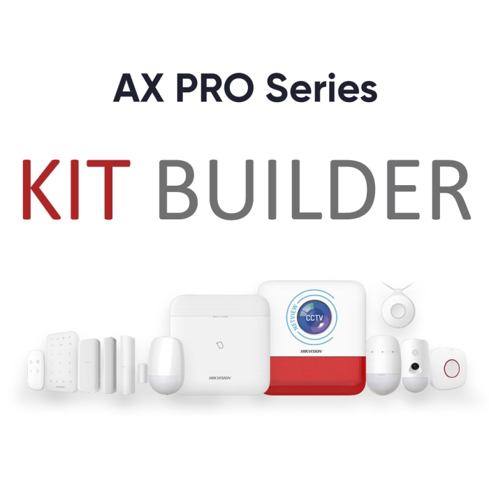 Hikvision AX Pro Wireless Alarm Kit Builder - Build your own wireless alarm Kit