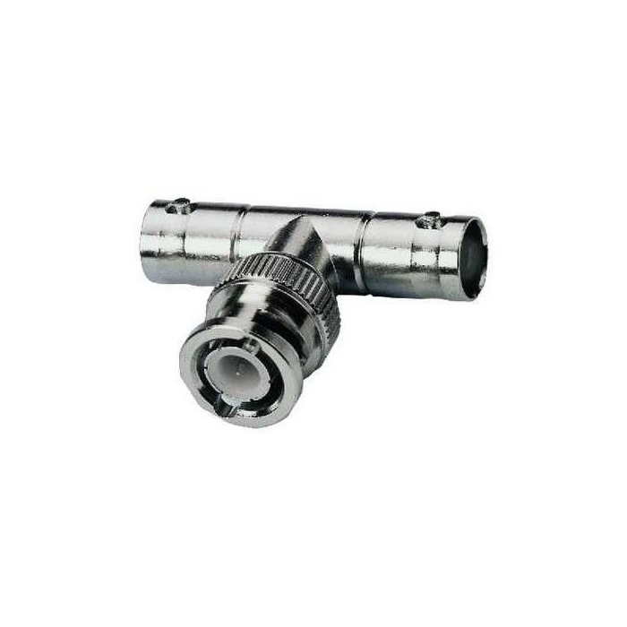 BNC Splitter T Connector Male-Female-Female t 1 input to 2 outputs