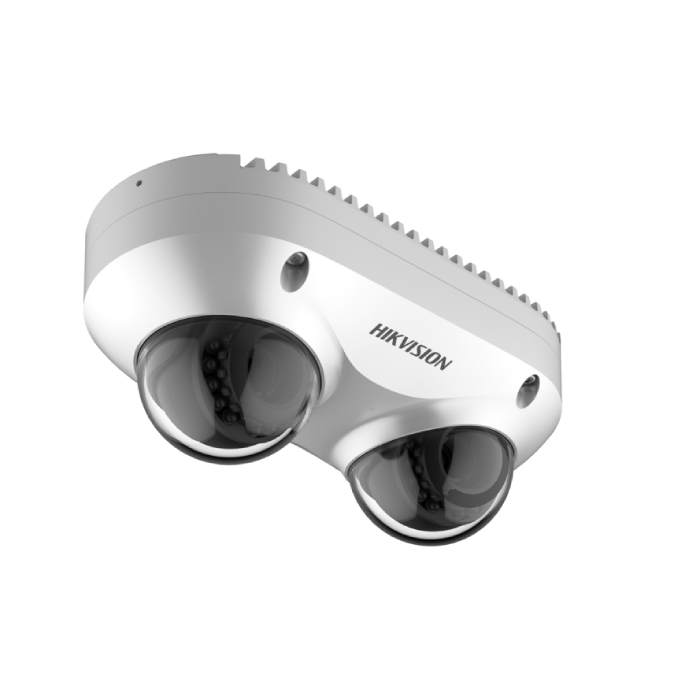 8MP DS-2CD6D82G0-IHS Hikvision Dual-Directional 2.8mm IP Camera with dual Microphones