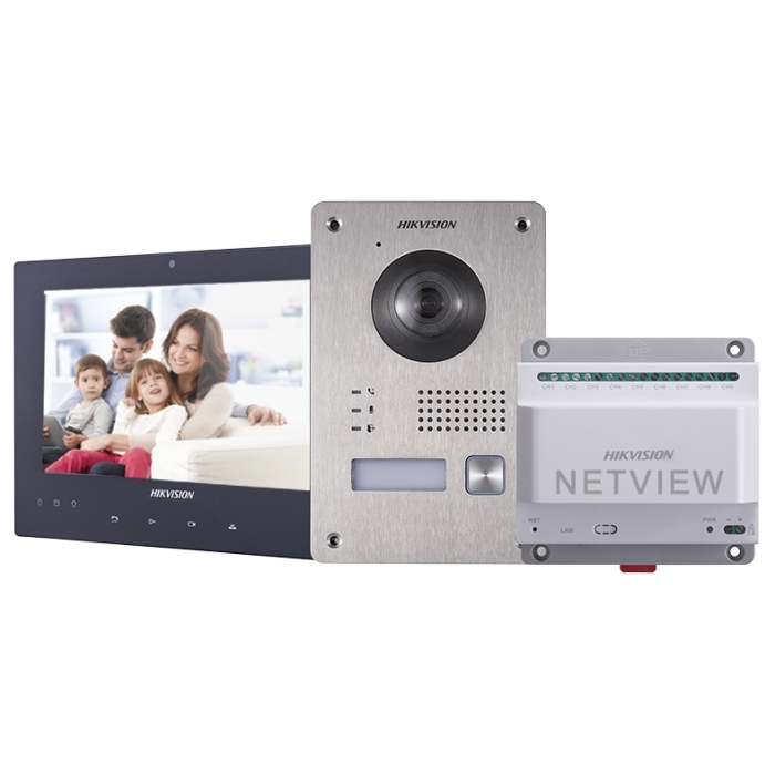 Hikvision DS-KIS701 2-Wire HD Video Intercom Kit