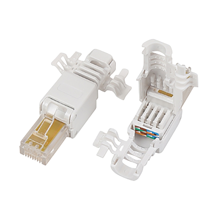 NV-EAG-P284K Cat5E UTP RJ45 Tool-less Plug/Crimp for UTP Cat 5E Cable