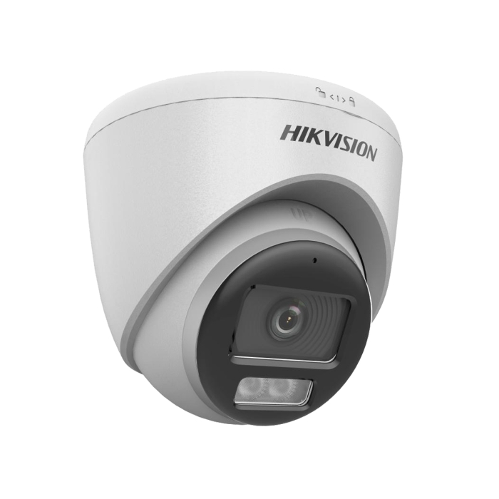 3K Hikvision Smart Hybrid Turret Camera with Mic right view