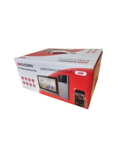 Hikvision DS-KIS613-S IP Video Intercom Kit — Metal Villa Door Station Bundle (4MP, 7" Indoor + PoE Switch)