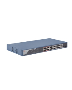 Hikvision 24-Port DS-3E1326P-EI Smart PoE Switch with 2x Gigabit Combo Ports