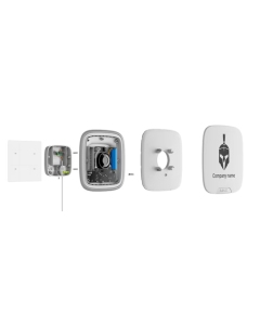 Ajax Brandplate for Ajax StreetSiren DD DoubleDeck WHITE