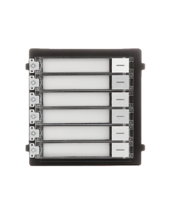 Modular DS-KD-KK/S Video Intercom Nametag Module S/Steel