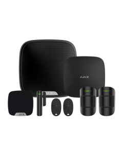 Ajax Kit1-Hub2 - 1xHub2 2xPIR 1xDC 2xFob 1xExt 1xInt - BLACK