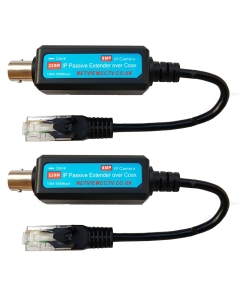 IP over Coax Extender / Converter to 220m, Supports 8MP (4K) IP Cameras