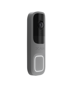 Ajax Doorbell 66393.125.GR1 Video Doorbell with Built-in AI and PIR Sensor GREY