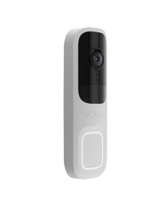 Ajax Doorbell 66390.125.WH1 Video Doorbell with Built-in AI and PIR Sensor WHITE