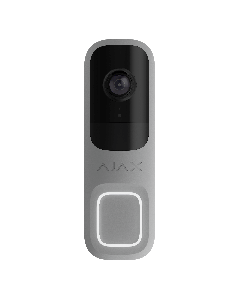 Ajax Doorbell 66393.125.GR1 Video Doorbell with Built-in AI and PIR Sensor GREY