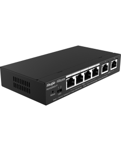 Ruijie RG-ES206GC-P 6-Port Gigabit Smart Cloud Managed PoE+ Switch inc 2 Uplink Ports