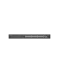 Ruijie RG-ES126S-P-V2 24-Port 10/100Mbps Unmanaged PoE+ Switch 24x PoE+ Ports 1x SFP Uplink