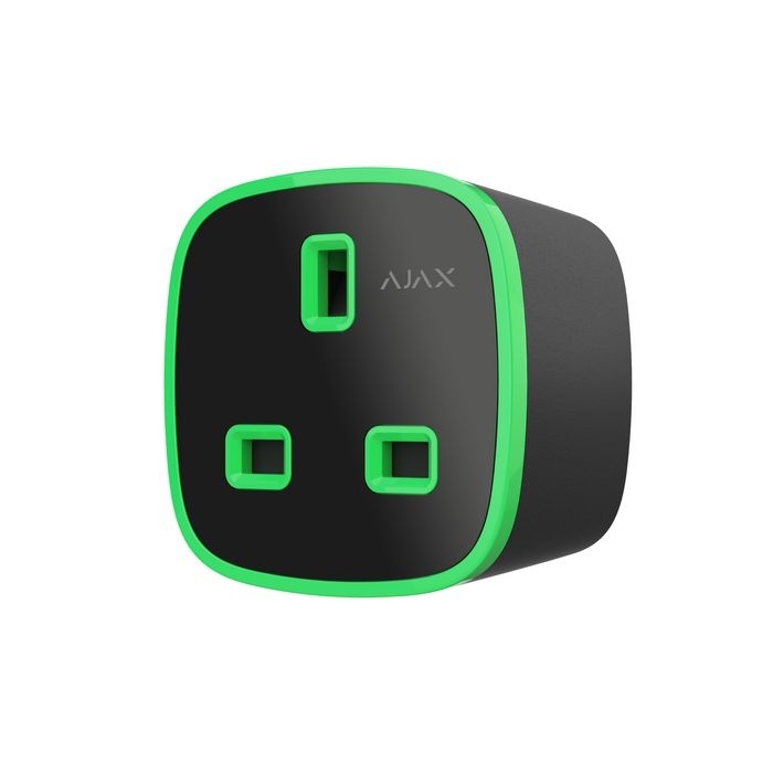 Ajax SmartPlug (Socket type G) Jeweller with Energy Monitor BLACK