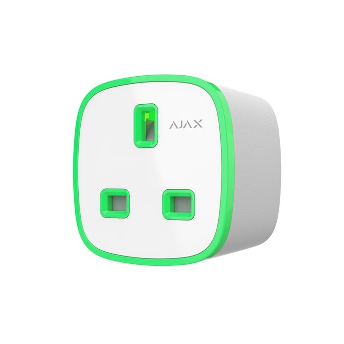 Ajax SmartPlug (Socket type G) Jeweller with Energy Monitor WHITE