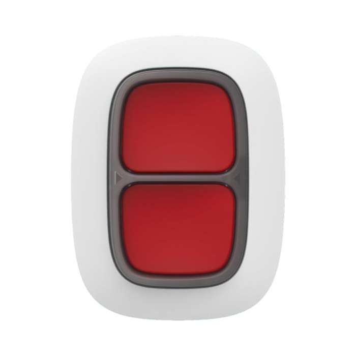 Ajax DoubleButton Jeweller wireless hold-up button WHITE (38103)