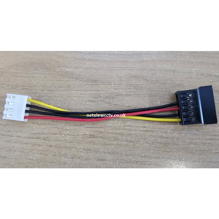 Hikvision DVR Power adapter Cable Sata to 4-Pin 135mm