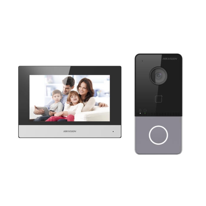 2MP Hikvision DS-KIS603-P(C) IP Video Intercom Kit with 7" Touchscreen